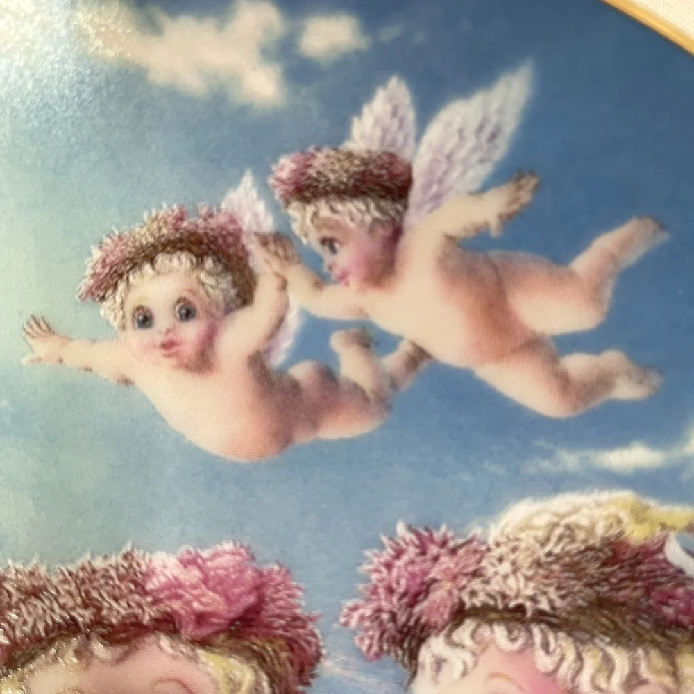 Vintage Dreamsicles The Flying Lesson Plate Hamilton Ltd Ed Collection #1437AC